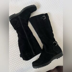 La Canadienne Womens Suede Scout Riding Boots